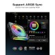 AsiaHorse COSMIQ 120mm PC RGB Fans Computer Case Fans, 5V 3-PIN Connector Daisy Chain PWM Cooling Fans with Controller for Cases CPU Liquid Coolers (Black COSMIQ Forward Fan, Black-3) AsiaHorse COSMIQ 120mm PC RGB Fans Computer Case Fans, 5V 3-PIN Connector Daisy Chain PWM Cooling Fans with Controller for Cases CPU Liquid Coolers (Black COSMIQ Forward Fan, Black-3)